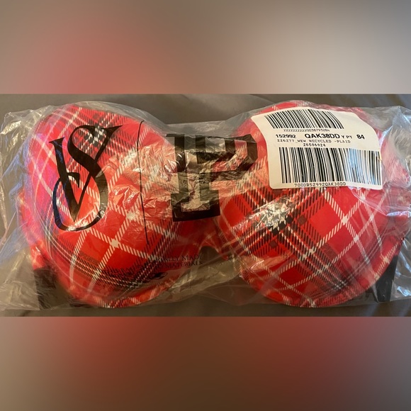 NEW*Victoria’s Secret Red & Black Plaid SALE 38dd - Picture 5 of 9